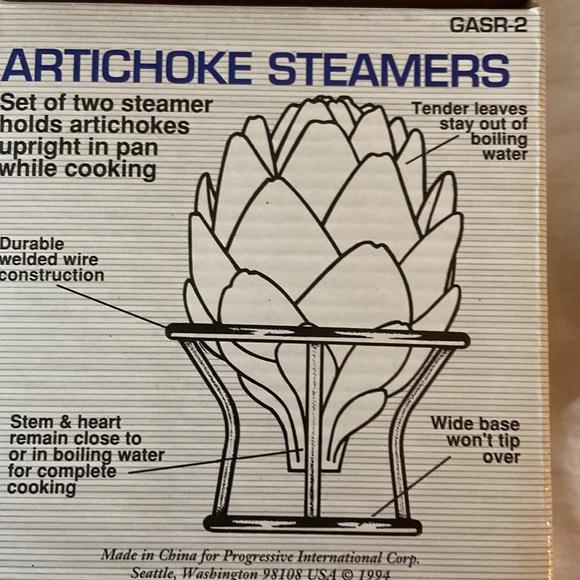 NIB artichoke steamers (2) - Picture 3 of 4